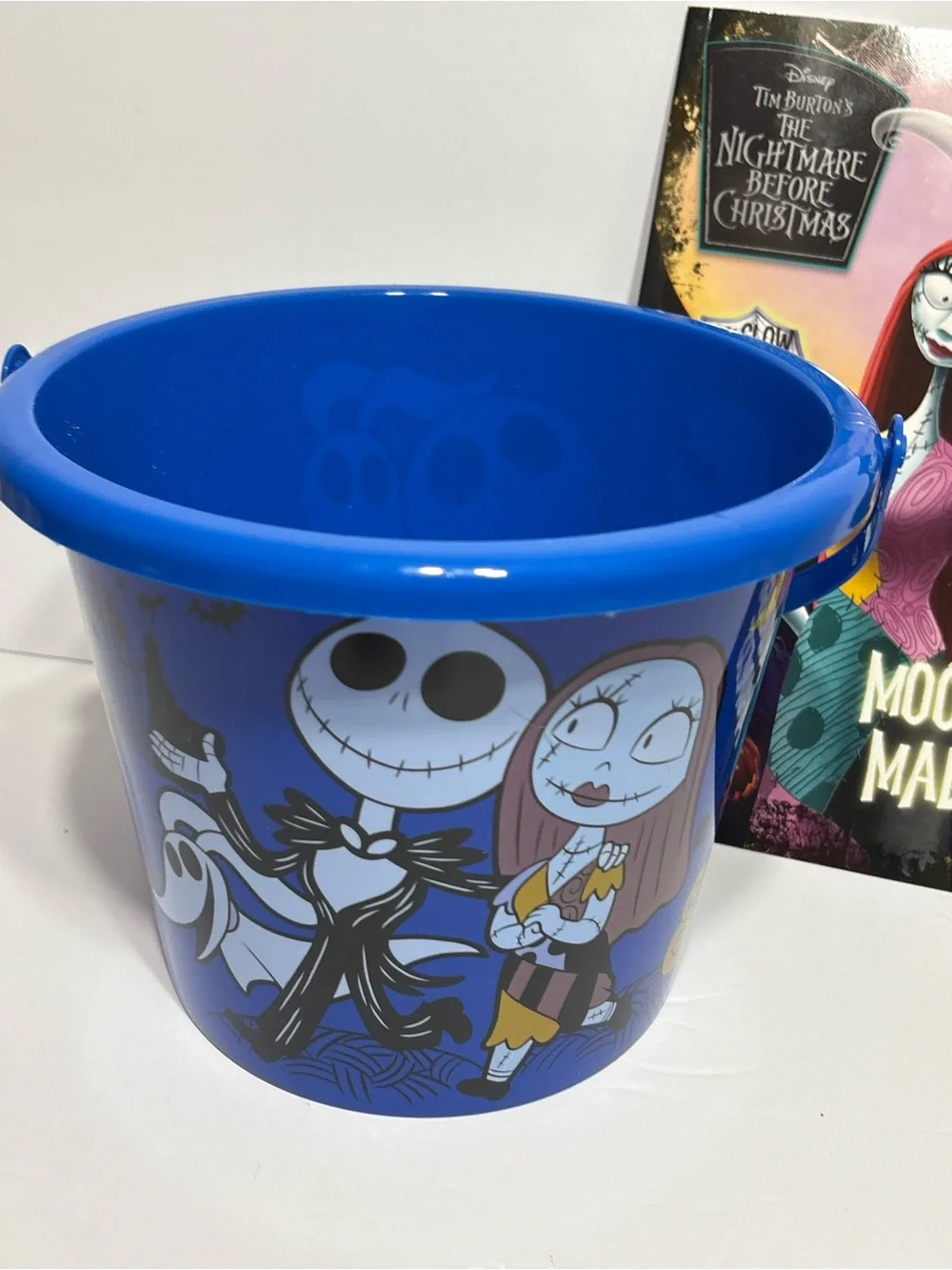 The Nightmare Before Christmas Blue Trick-or-Treat Pail with Activity Book